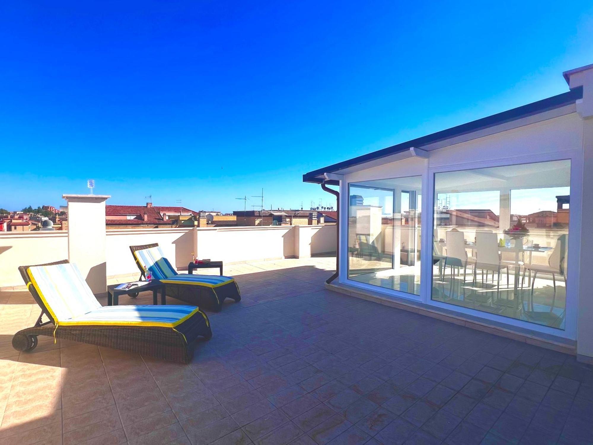 Roma Airport Sky Apartments Fiumicino Exterior foto