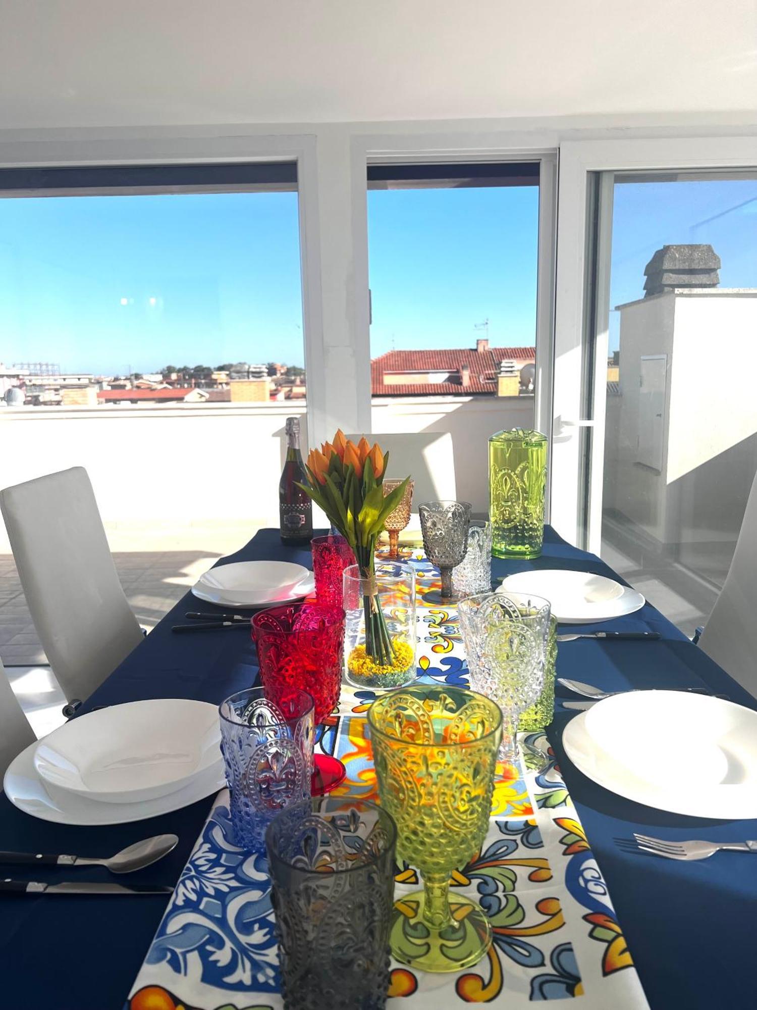Roma Airport Sky Apartments Fiumicino Exterior foto