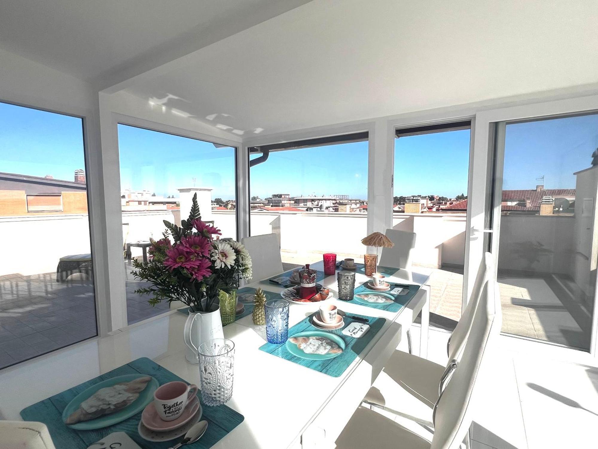 Roma Airport Sky Apartments Fiumicino Exterior foto